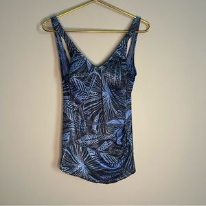 Vintage Maxine‎ of Hollywood abstract one piece swimsuit